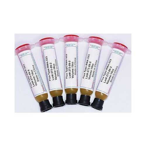 5pcs BGA SMD Soldering Paste Flux Grease,Volume 10cc, RMA-223 diy electronics