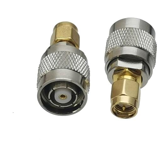 RP-TNC male jack to SMA male plug RF coaxial adapter connector