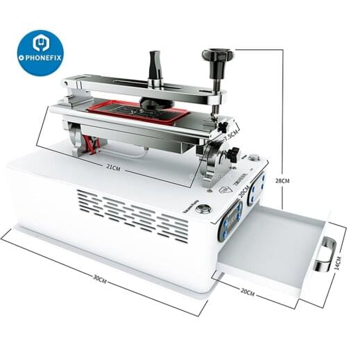 TBK-258 LCD Screen Housing Frame Separator Heating Platform 110/220V Glass Glue Removal Plate Screen Separator Repair Machine