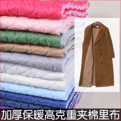 Thickening Quilted Interlinings Lining Cotton Fabric For Autumn&winter Coat Lining cotton-padded Jacket Chair Cushion Handmade