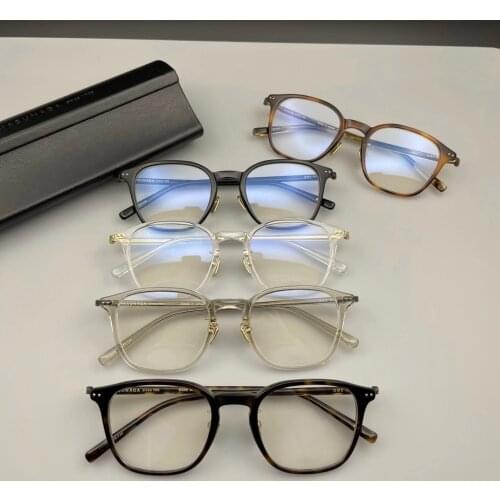 Japanese Lightweight Glasses Frame Retro Designer Handmade Art Glasses Frame for Men and Women