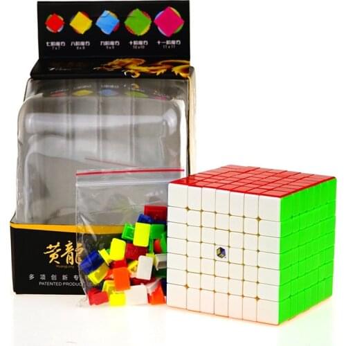 YuXin HuangLong 7x7x7 Magic Cube Speed Professional Competition Adult Childrens Educational Education Cubo Magico Gift Toy