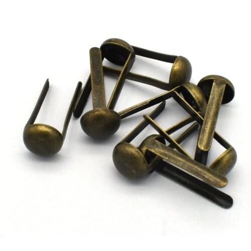 Nailhead Rivet Studs Spike Claw Dome Antique Bronze Iron Making Hardware Purse Handbag Craft Bag Leather DIY Accessories