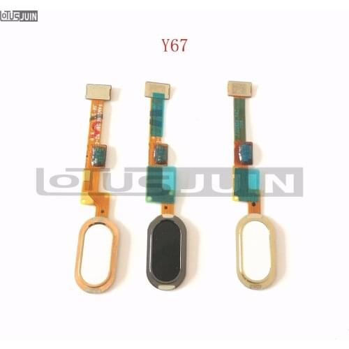 10pcs Replacement parts For VIVO Y67 Fingerprint Button Unlock finger Key Sensor Flex Cable Original