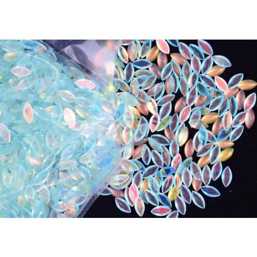 2 colors 100pcs Cats Eye Stone nail art deco/ Semicircular cats eye gemstone nail design charm/uv resin supply,JK-232-OI4UI11070