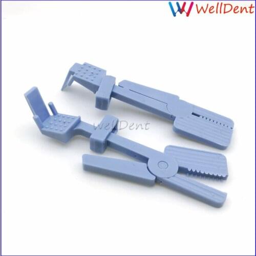 6pcs NEW Dental Film Holder Radiograph Clip Plastic Snap X-Ray