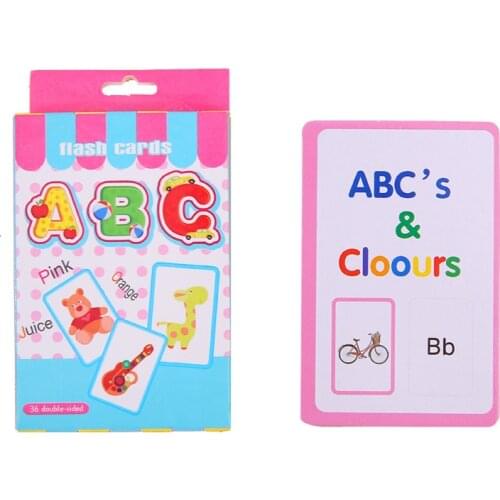 Alphabet Number Card Toys For Children Early Development Learning Educational Toy Card Books For Children Kid Gift with box 2019