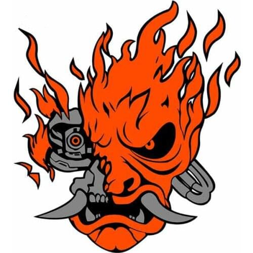 Car Stickers Decor Motorcycle Decals for Samurai Funny Decorative Accessories Creative Sunscreen Waterproof PVC,13cm*12cm