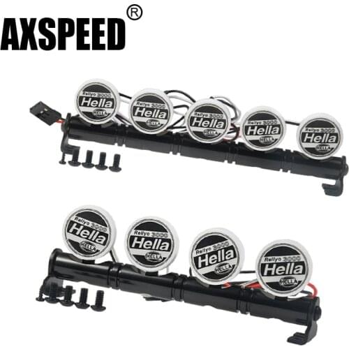 AXSPEED 92.5mm/118mm Multi-function Bright LED Light Lamp Bar for 1/10 RC Crawler TRX-4 RC Crawler RC Car