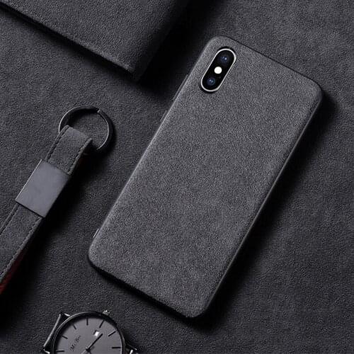 For iPhone XS case,Luxury Fabric Suede Leather(Made in China)+PC+TPU Phone Case For iPhone 7 8 8Plus X XSMax XR Full Cover Capa
