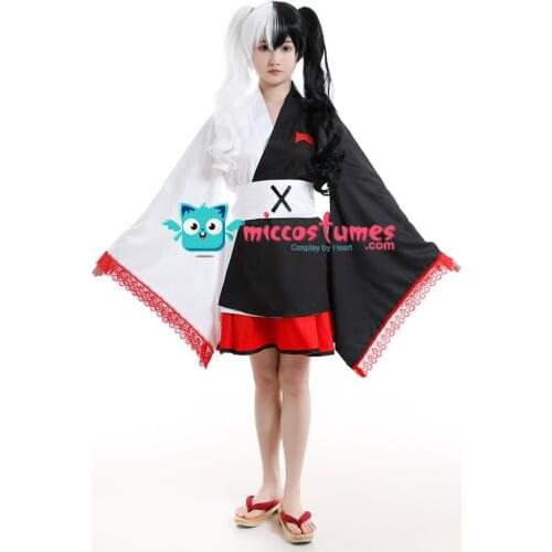 Danganronpa Monokuma Kimono Cosplay Costume Dress
