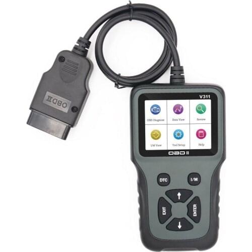 V311 EOBD OBD2 Fault Diagnostic Scanner Code Reader For Car Engine Automotive Diagnostic Tool Auto System Creader Accessories