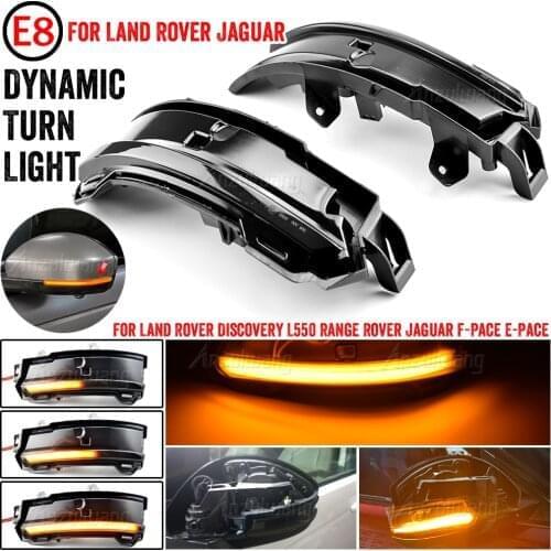 Dynamic Turn Signal Light Side Mirror Lamp For Land Rover Discovery Sport Range Rover Evoque Velar For Jaguar F-Pace E-Pace