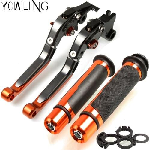For Kawasaki VERSYS 1000 2012 2013 2014 Motorcycle Adjustable Folding Brake Clutch Levers Handlebar Hand Grips Handle bar