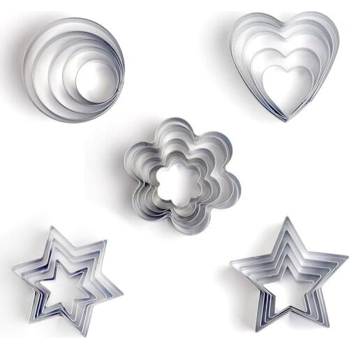 Stainless Steel Biscuit Mould Sugar Cookies Steamed Bakery Baking Supplies Accessories Cake Mold Decorating Kitchen Appliances