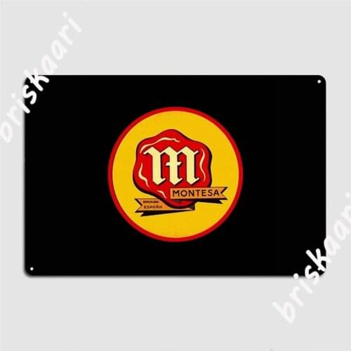 Montesa Logo Metal Signs Wall Mural pub Garage Design Plaques Tin sign Posters