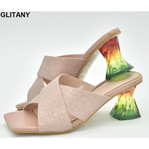 New Luxery Shoes Women Italian Women Wedding Shoes Ladies Shoes and Sandals Plus Size Women Shoes 42 43 Heel High Heel Sandal