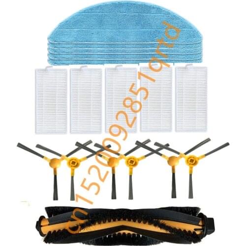 Main Roller Side Brush HEPA Filter Mop Cloth for BPK-VCBB1XB Vacuum Cleaner Parts Cleaning Mop Filters Brushes Replacement