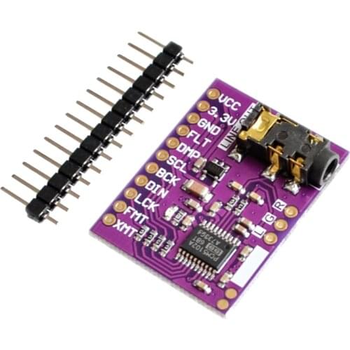 PCM5102A DAC Sound Card Board pHAT 3.5mm Stereo Jack 24 Bits Digital Audio Module for Raspberry Pi Beyond ES9023 PCM1794