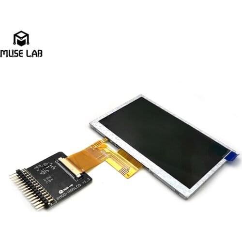 PMOD-RGBLCD Expansion Board iCESugar FPGA Expansion Module Standard PMOD Interface 4.3 inch TFT LCD 480*272 resolution RGB565