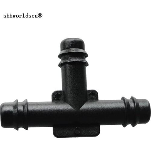 Shhworldsea auto clip and fastener Tubing & Hose Tee Connector Barbed On All End