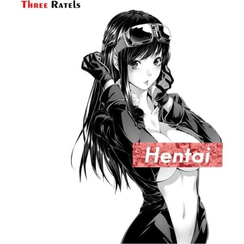 Three Ratels FC866 HENTAI Waifu Anime Girl Car Decoration Sticker Notebook Decal