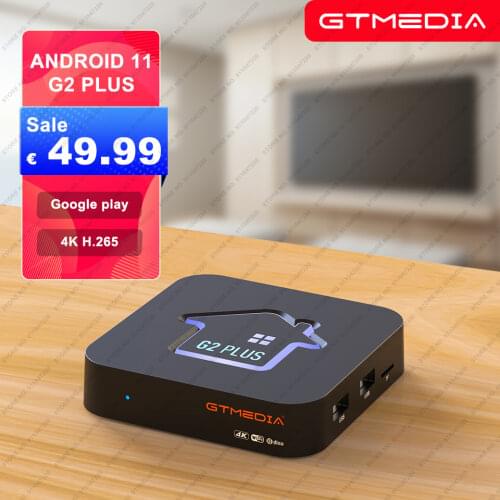 👍 GTmedia G2 Android TV Box, 4k Ultra HD Amlogic S905W Quad Core ARM 2GB + 16GB 2.4G WIFI Smart Cast Media Player Set Top Box
