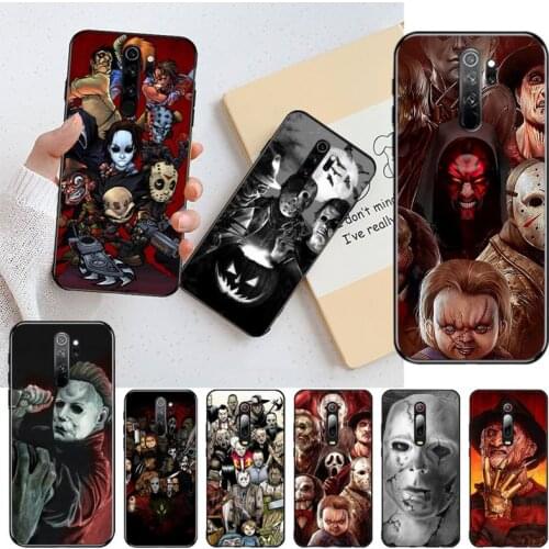 YJZFDYRM Horror Movie Phone Case for Redmi 8A Note 9 8 8T 7 6 6A 5 Go Pro Redmi 9 K20