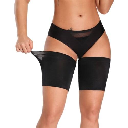 Womens Silicone Non-Slip Foot Warmers Sexy and Tight Two Elastic Thighs with Large Size Non-Slip Leg Covers