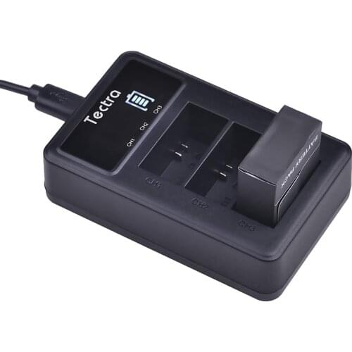 Tectra 3.7V/1600mAh Battery+LED USB 3Slots Charger for Gopro 3 Battery GoPro HERO3+,HERO3 and GoPro AHDBT-302,AHDBT-301