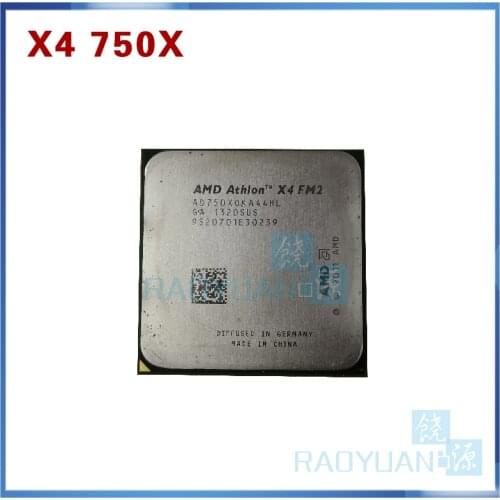 AMD Athlon II X4 750X X4-750X X4 750 3.4G 65W AD750XOKA44HL Quad-Core CPU Processor Socket FM2