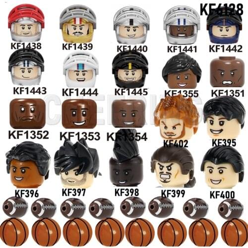 Athletic Star Educational Building Blocks National Football Basketball Player Action Figures Toys Gift For Children