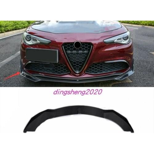 Real Carbon Fiber Front Bumper Lower Guard Trim For Alfa Romeo Stelvio 2017-2020 car modification