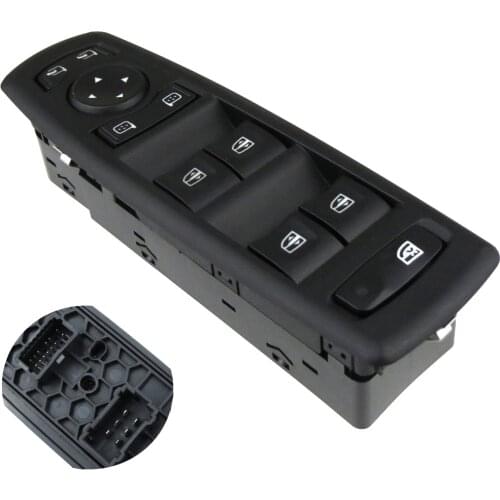 Black Car Styling Electric Control Power Master Window Switch 254000006R For Renault Fluence LZ 1.5 DCI 2008-2016