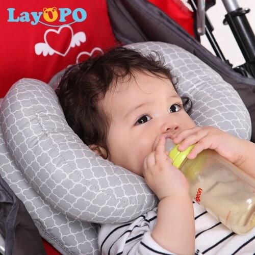 Kids Newbron Neck Pillow Cotton Banana U-Shape Travel Pillow for Toddler Baby Car Headrest Seat Head Sleep Support Cushion