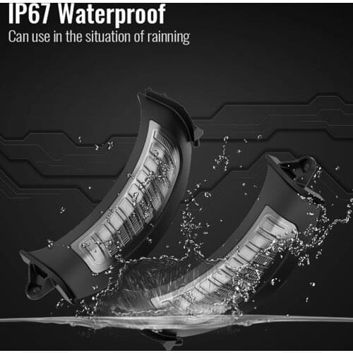 Amber / White LED Running Turn Signal Lights For Road Glide 2015-2020