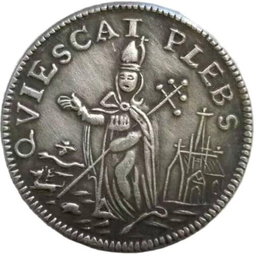 Ireland Commemorative Coins Collection Pope Viesca Plebs And Harp Home Decoration Crafts Souvenirs Desktop Ornaments Gifts