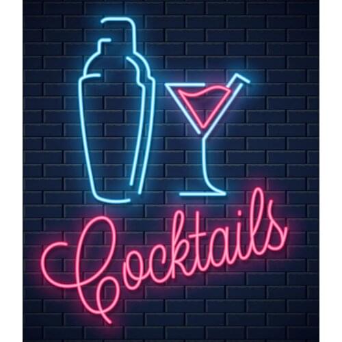 Neon Sign cocktail party Neon light Neon Wall Sign Beer Bar Advertise Hotel Advertise Lamp Recreational Handmade Real glass TUBE