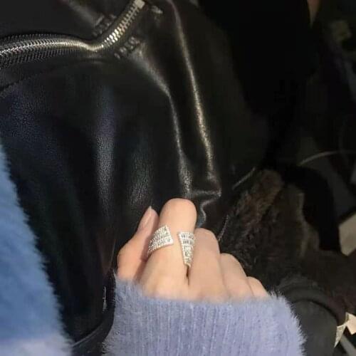 2021New Korea Luxury Temperament Exaggeration Rings for Women Party Birthday Gift Accessories for Women Wholesale Jewelry