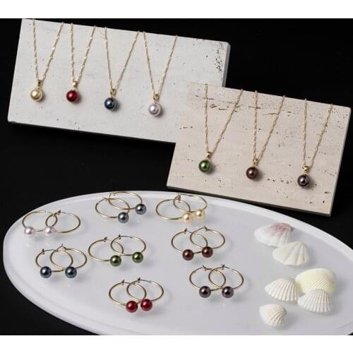 New Hawaiian Polynesia Necklace Earring Sets For Women 2020 Fashion Wholesale Price Black Earrings and Pendant Jewelry Set