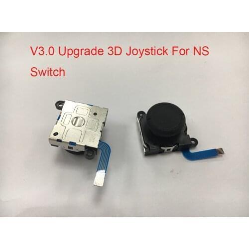 V3.0 Upgrade 10PCS Replacement 3D Analog Joystick Thumb Stick Joystick Sensor Module For Nintend Switch NS Controller