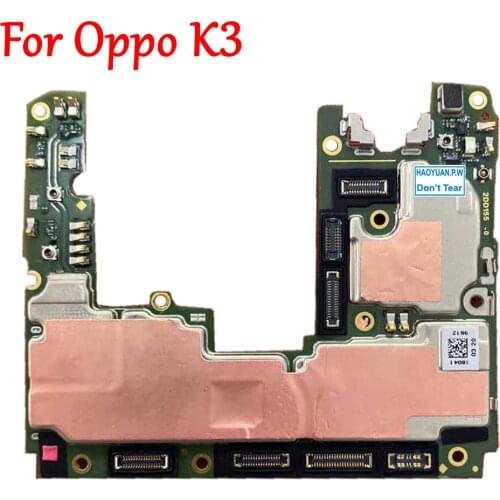 Tested Full Work Original Unlock Motherboard For Oppo K3 64GB Logic Circuit Board Plate Mainboard with Chips