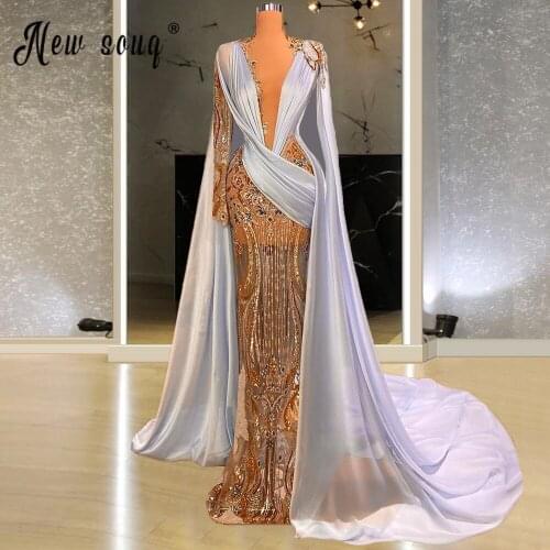 Sparkly Crystals Illusion Luxury Formal Prom Dresses Islamic Turkish Dubai Saudi Vestidos De Fiesta 2021 Evening Dresses Longue