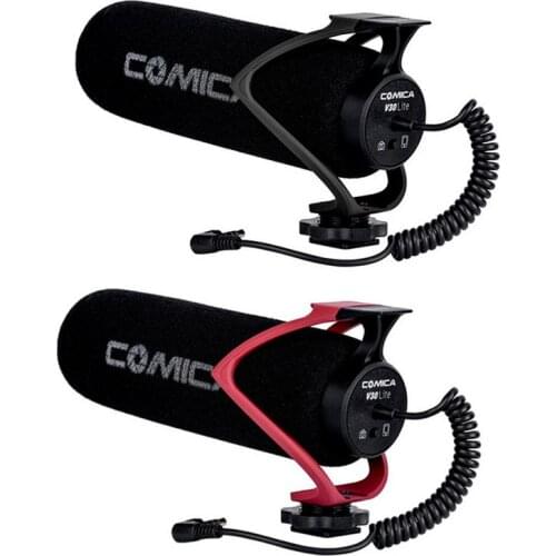 Comica CVM-V30 LITE Video Microphone Condenser volgging Recording Mic for Canon Nikon Fuji DSLR Camera for iPhone Smartphones