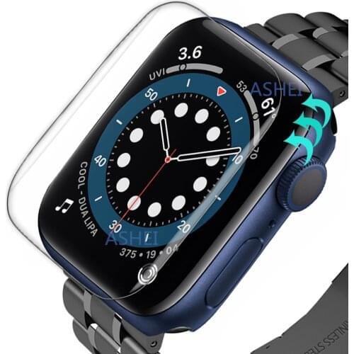 Screen Protector for Apple Watch Series 6/5/SE 44mm Clear Flexible HD Film Bubble-Free for iWatch 4 40mm Not Glass Protectors