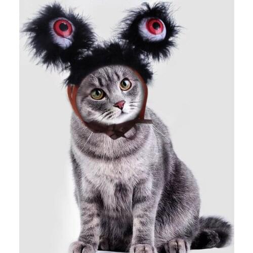 Pet Hat Decorative Lovely Cartoon Eye Guy Shaped Cat Hat Pet Costume Puppy Headband Kitten Headwear Cat Dog Accessories