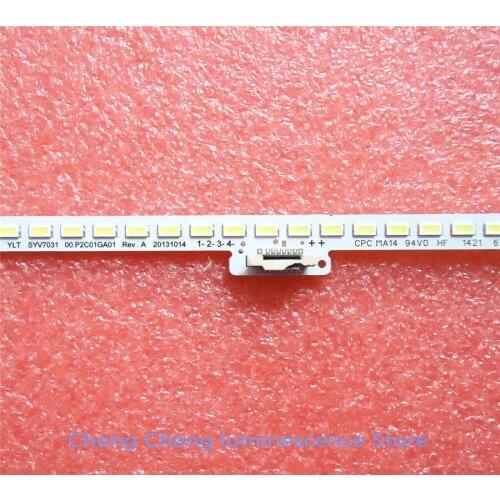2pieces 370mm LED Backlight strip Bar 64leds For Sony 60 inch TV KDL-60W850B VLT SYV6031 00.P2B01GA01 61.P2B05G002 YLT SYV7031