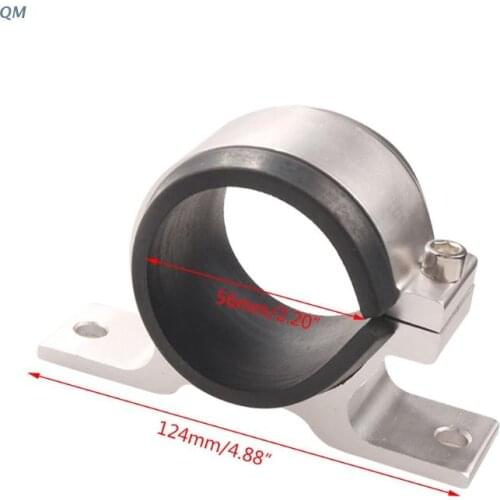 60mm Aluminium Car External Fuel Pump Mounting Bracket fuel filter Holder 13MF