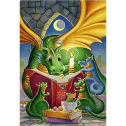 5D DIY Full Round/Square Diamond Painting Cartoon Animals 3D Embroidery Cross Stitch Rhinestone Mosaic Home Decor Art Yc44