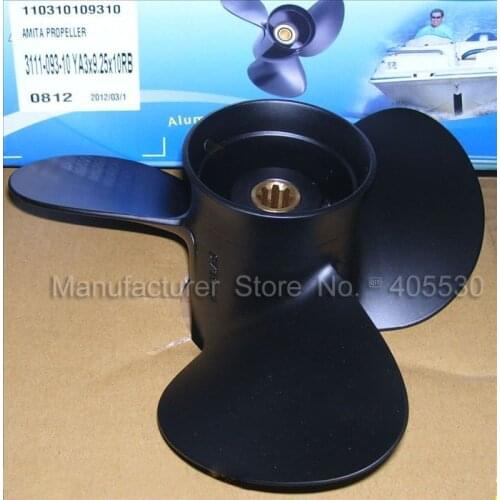 Free shipping high quality Aluminum Propeller for Honda outboard motor 9.9-20HP 10 inch 9.25 X10 9 1/4*10